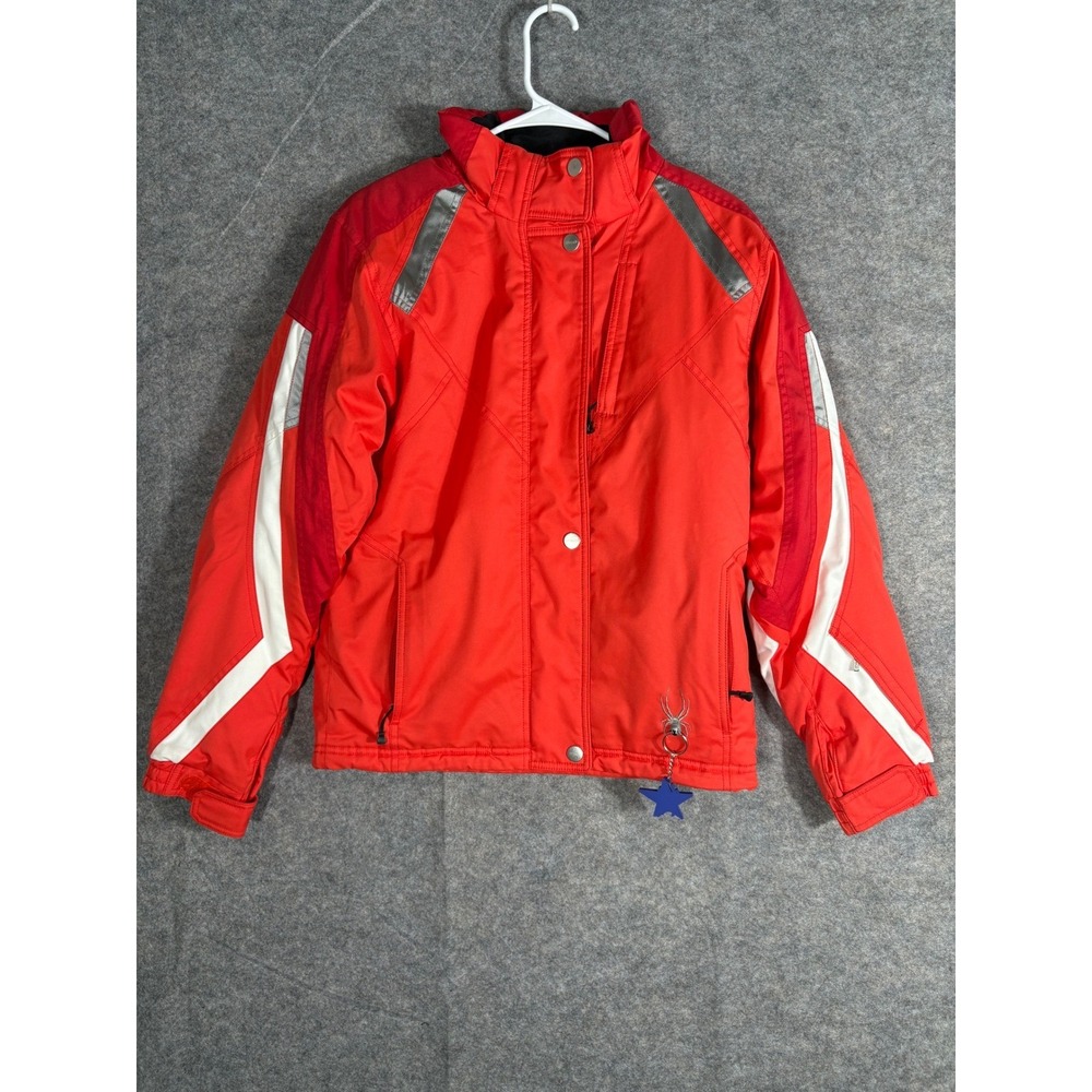 Spyder Kids Ski Snowboard Jacket Orange XTL Winter Coat Size 16